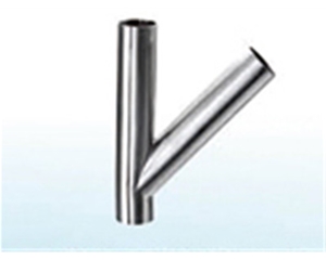 衛生級不銹鋼焊接45°斜三通